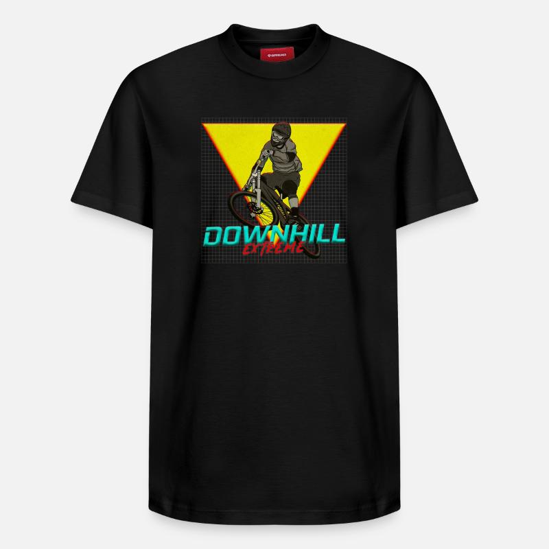 Motif extrême en descente - T-shirt unisexe décontracté en coton Supima – de SPREAD - noir