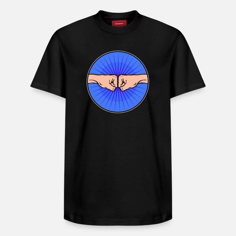 Buddy Beste Freunde - Relaxed Unisex Supima Cotton T-Shirt – von SPREAD - Schwarz