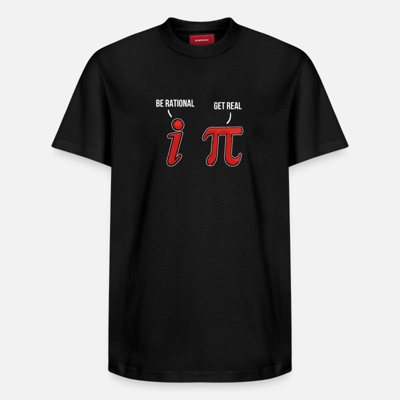 Pi Day Math Pi 3.14 - T-shirt unisexe décontracté en coton Supima – de SPREAD - noir