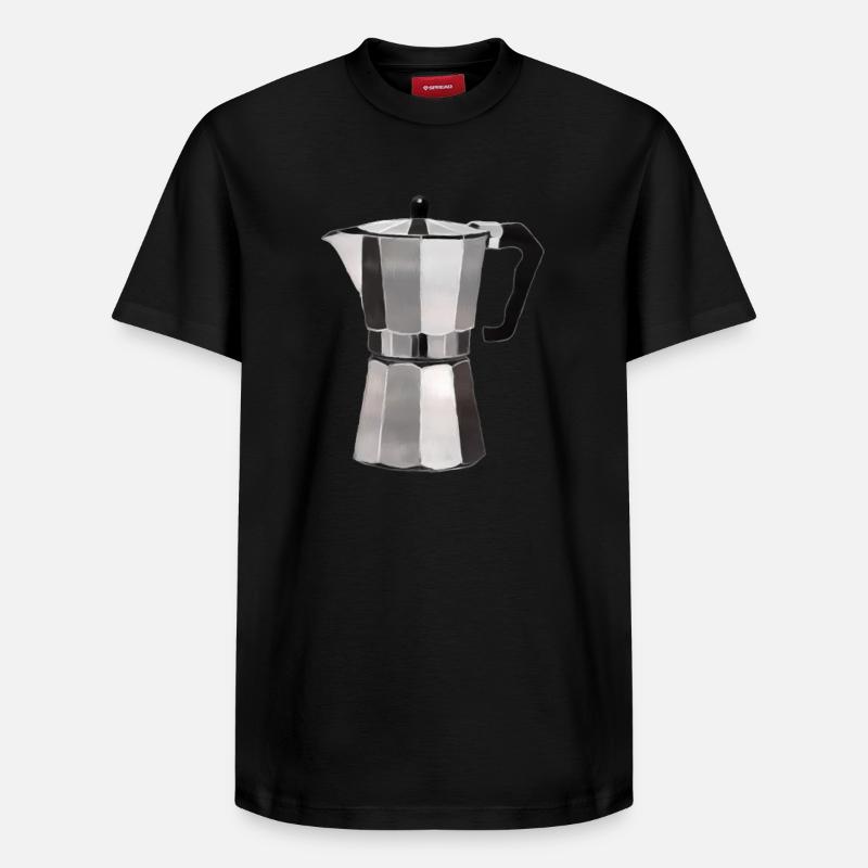 Espresso - T-shirt unisexe décontracté en coton Supima – de SPREAD - noir