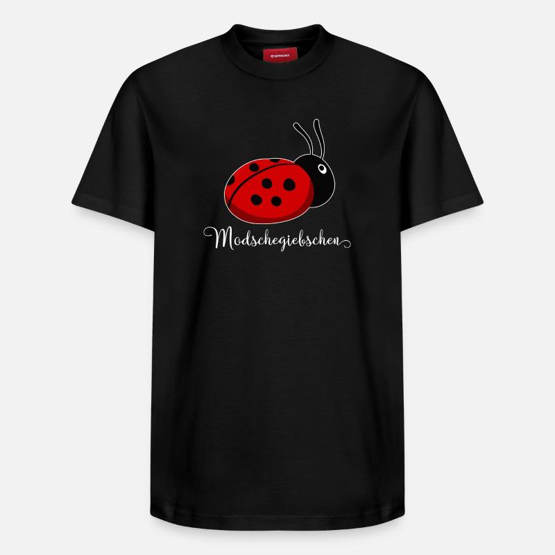Modschegiebchen Ladybug Saxon Gift Idea - Relaxed Unisex Supima Cotton T-Shirt – by SPREAD - black