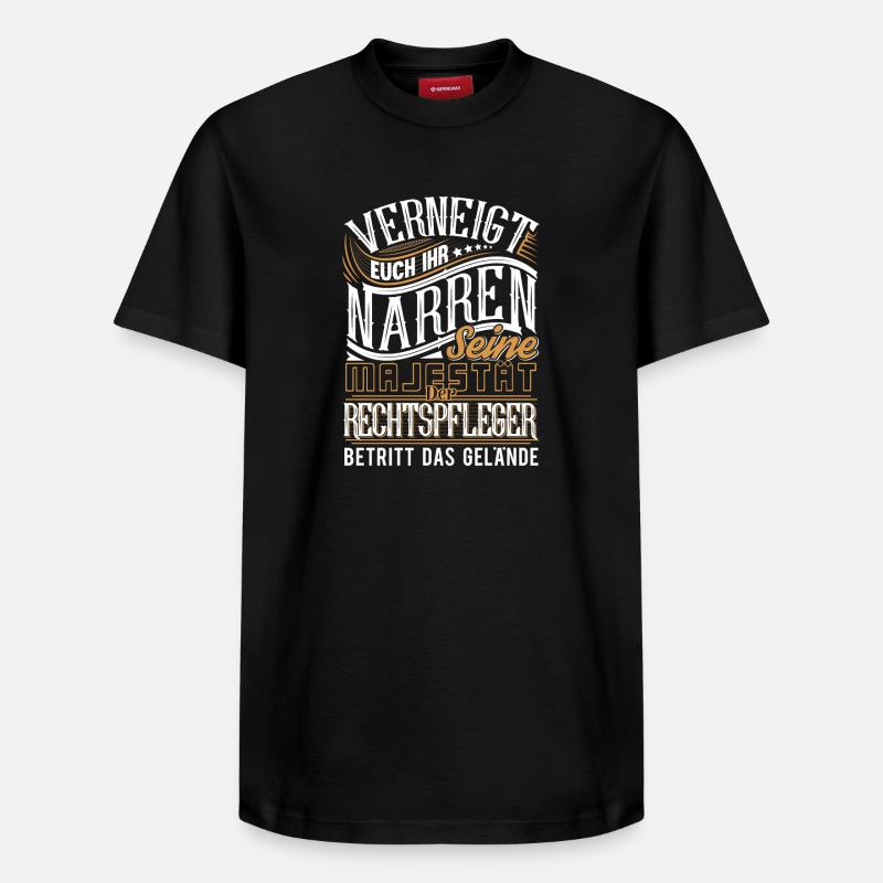 Rechtspfleger - Relaxed Unisex Supima Cotton T-Shirt – von SPREAD - Schwarz