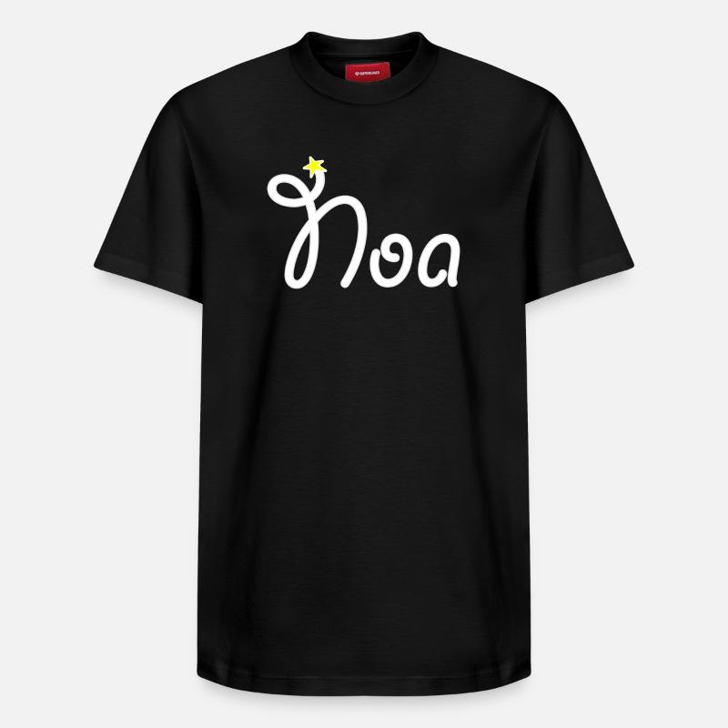 Noa - T-shirt unisexe décontracté en coton Supima – de SPREAD - noir