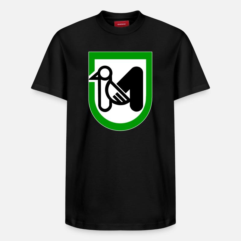 Marche Italie - T-shirt unisexe décontracté en coton Supima – de SPREAD - noir
