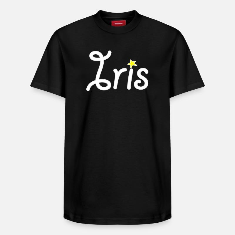 Iris - T-shirt unisexe décontracté en coton Supima – de SPREAD - noir
