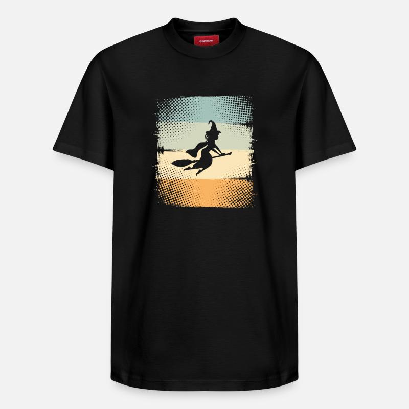 Hexe - Relaxed Unisex Supima Cotton T-Shirt – von SPREAD - Schwarz