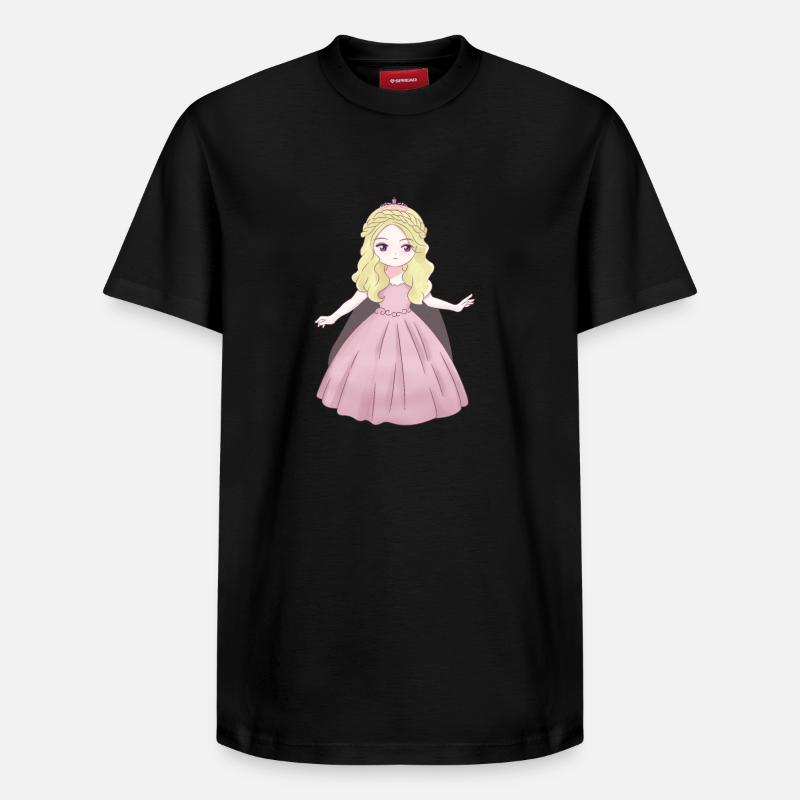 Princesse - T-shirt unisexe décontracté en coton Supima – de SPREAD - noir