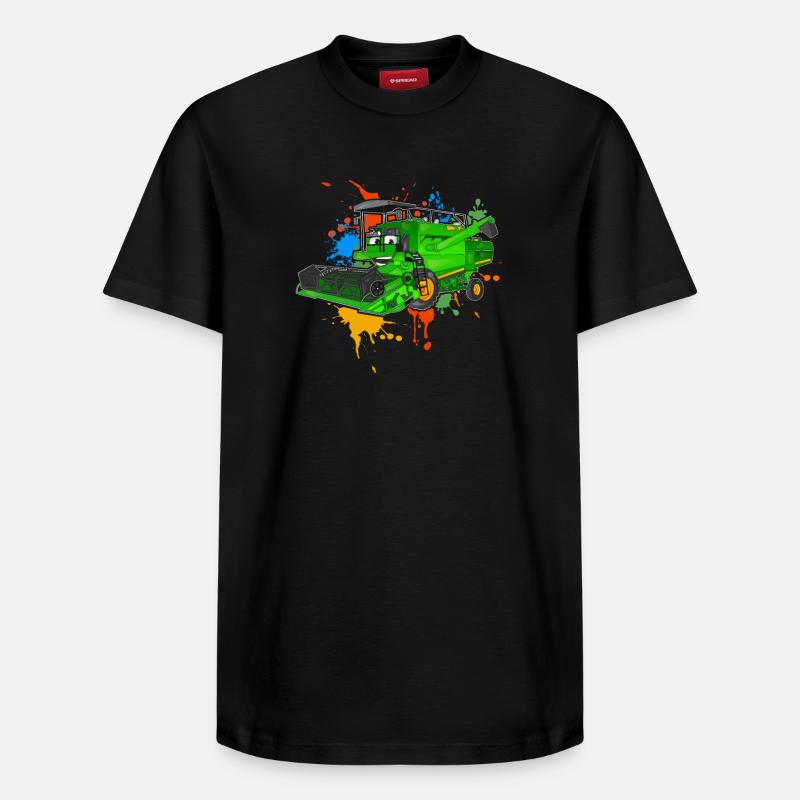 Combiner - T-shirt unisexe décontracté en coton Supima – de SPREAD - noir