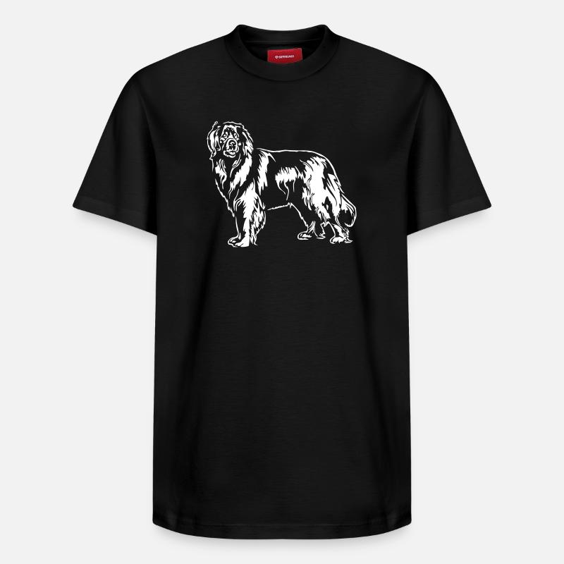 Leonberger « Édition Noire » - T-shirt unisexe décontracté en coton Supima – de SPREAD - noir