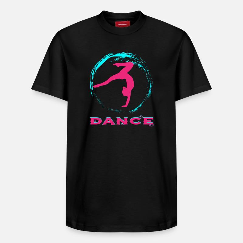 Dance - Relaxed Unisex Supima Cotton T-Shirt – von SPREAD - Schwarz