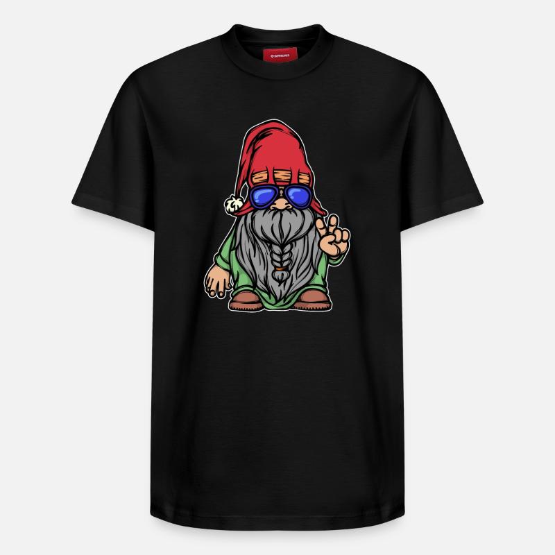 Bartfrisur Bart Bartwuchs Männlichkeit Bartträger - Relaxed Unisex Supima Cotton T-Shirt – von SPREAD - Schwarz