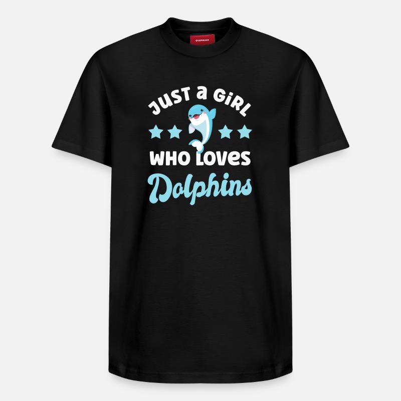 Dauphin Dauphin - T-shirt unisexe décontracté en coton Supima – de SPREAD - noir