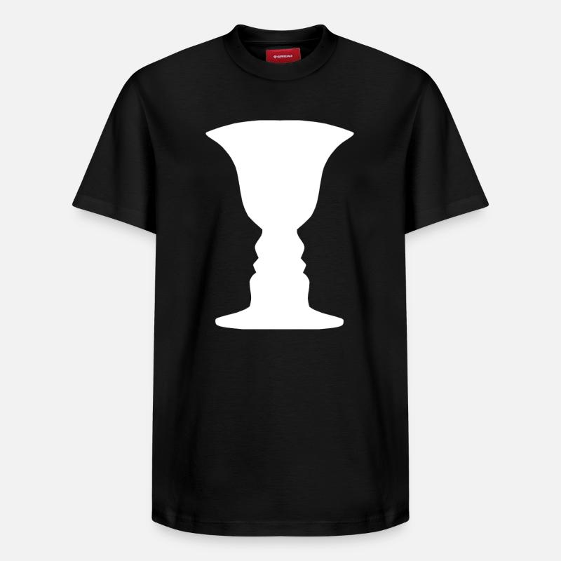 Qu’est-ce que c’est? - T-shirt unisexe décontracté en coton Supima – de SPREAD - noir