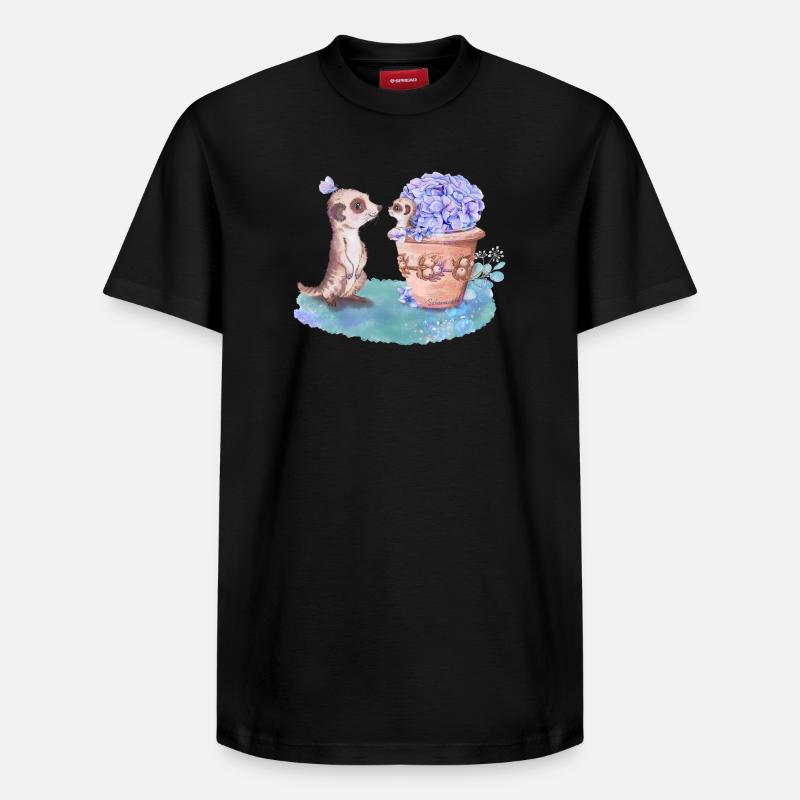 Suricate - T-shirt unisexe décontracté en coton Supima – de SPREAD - noir