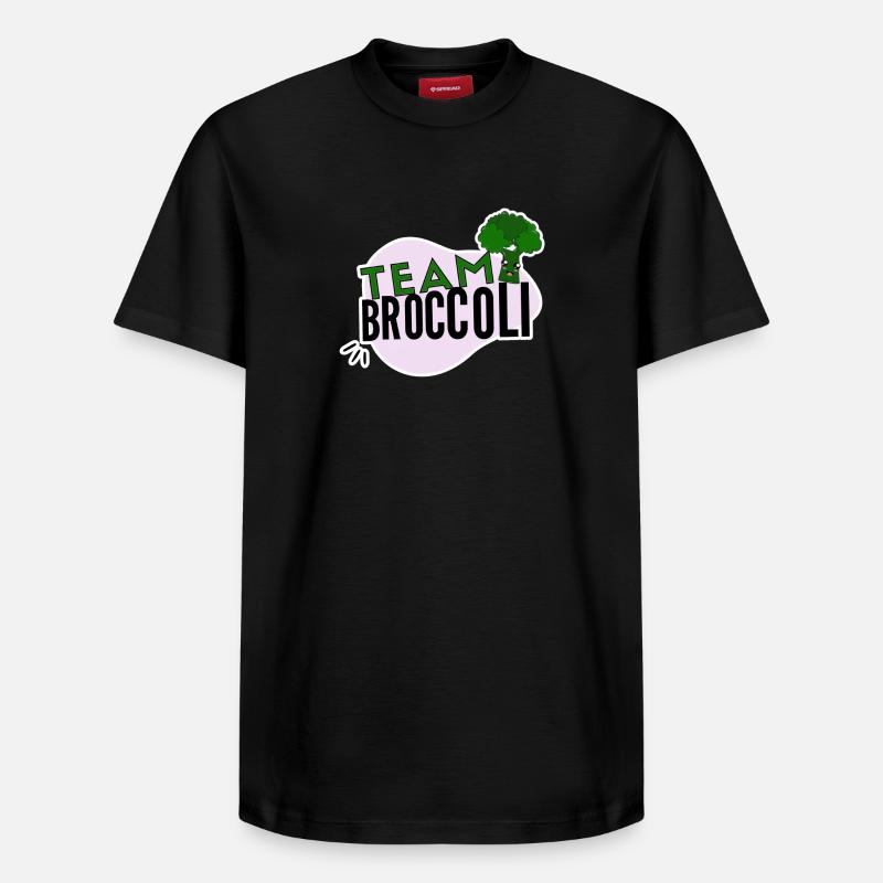 Équipe Brocoli - T-shirt unisexe décontracté en coton Supima – de SPREAD - noir