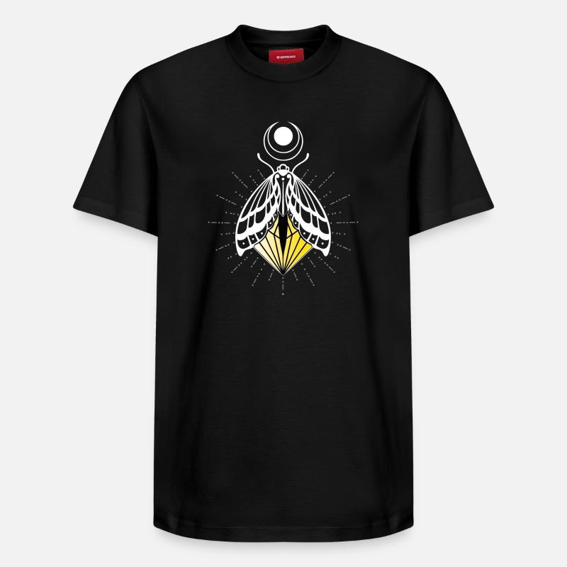 Firefly Moth Moth Moth - T-shirt unisexe décontracté en coton Supima – de SPREAD - noir