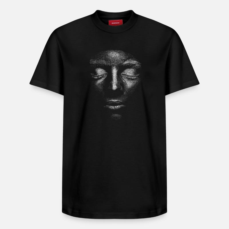 Visage - T-shirt unisexe décontracté en coton Supima – de SPREAD - noir