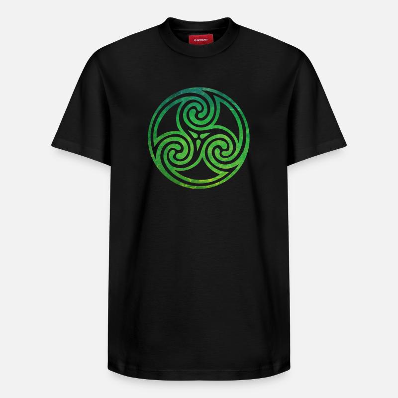 Nœud celtique - T-shirt unisexe décontracté en coton Supima – de SPREAD - noir