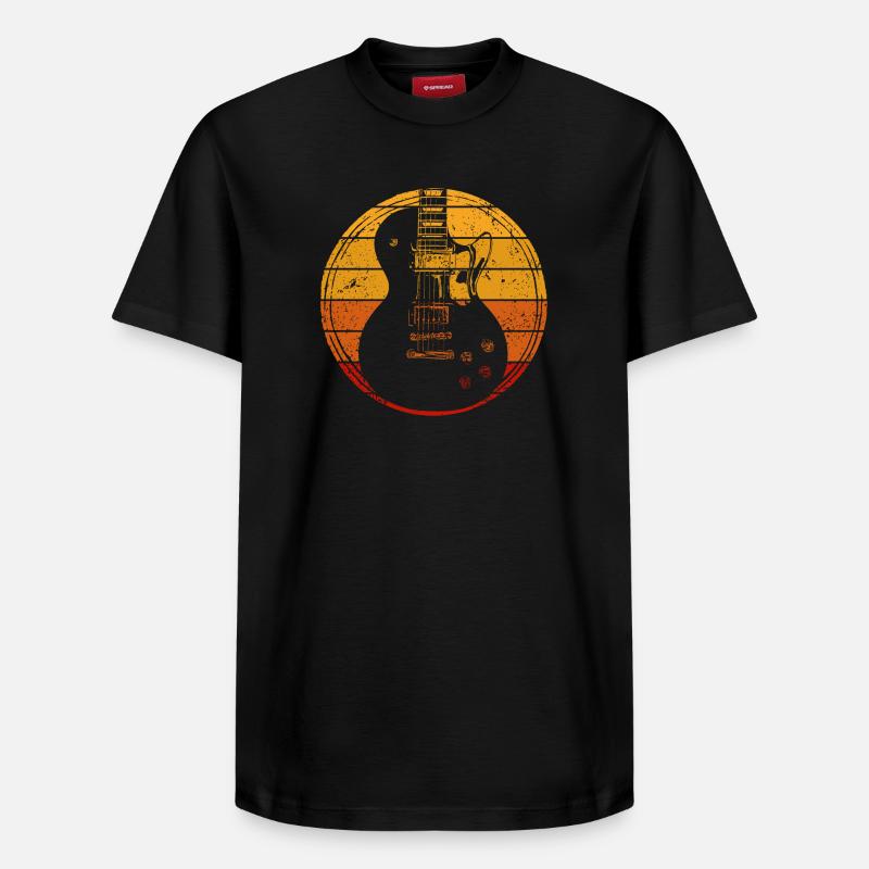 Electric Guitar - T-shirt unisexe décontracté en coton Supima – de SPREAD - noir