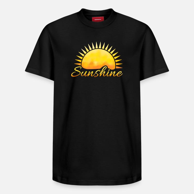 Soleil - T-shirt unisexe décontracté en coton Supima – de SPREAD - noir