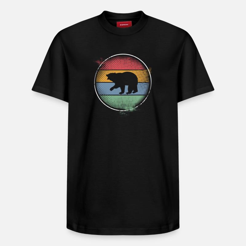 Ours - T-shirt unisexe décontracté en coton Supima – de SPREAD - noir