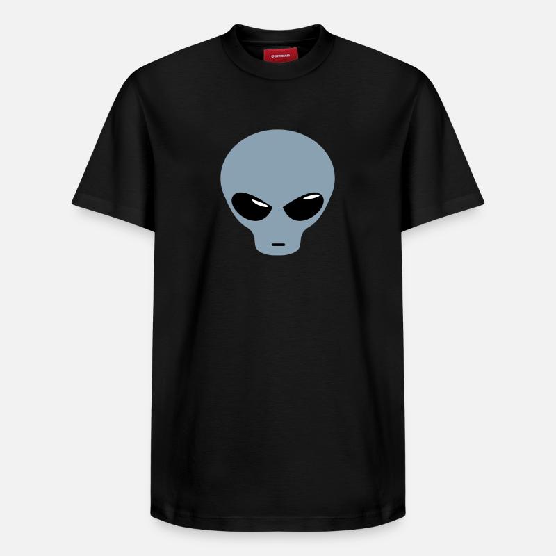 Design extraterrestre - T-shirt unisexe décontracté en coton Supima – de SPREAD - noir