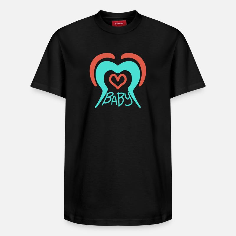 Bébé - T-shirt unisexe décontracté en coton Supima – de SPREAD - noir