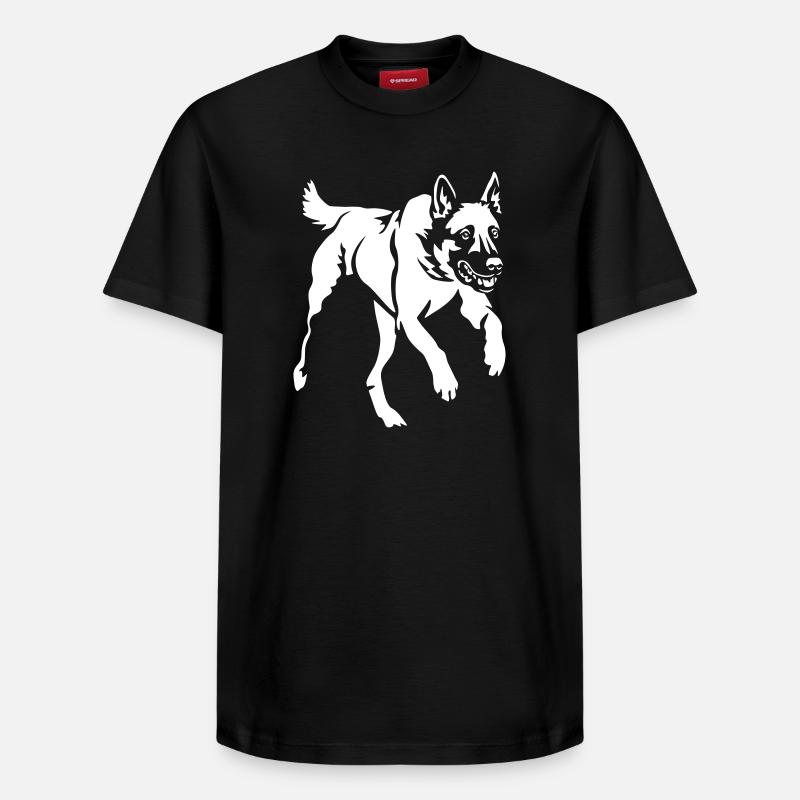 Malinois « Black Edition » - T-shirt unisexe décontracté en coton Supima – de SPREAD - noir