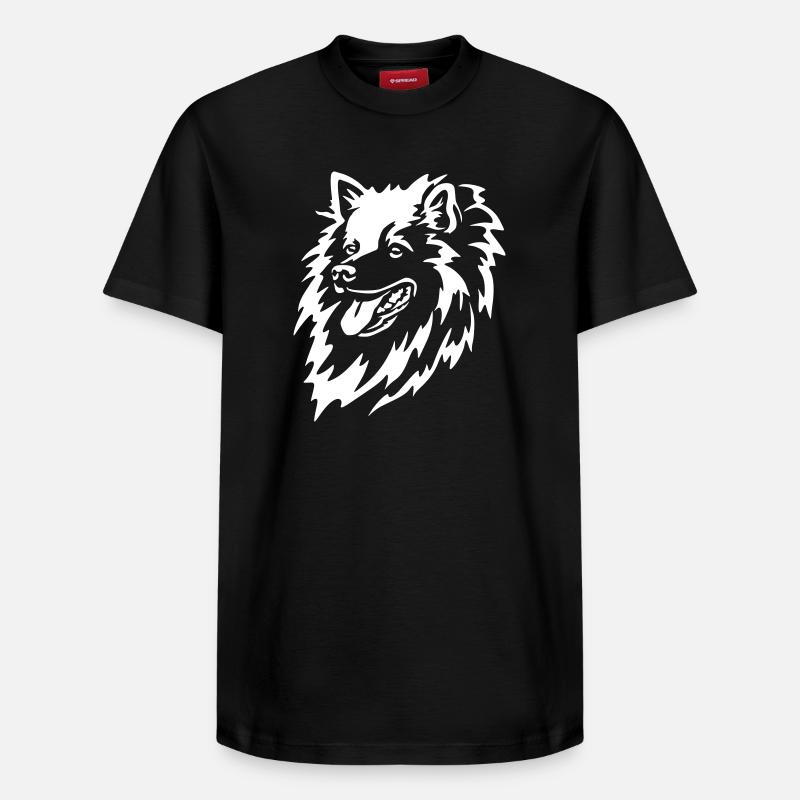 Tête pointue « Black Edition » - T-shirt unisexe décontracté en coton Supima – de SPREAD - noir