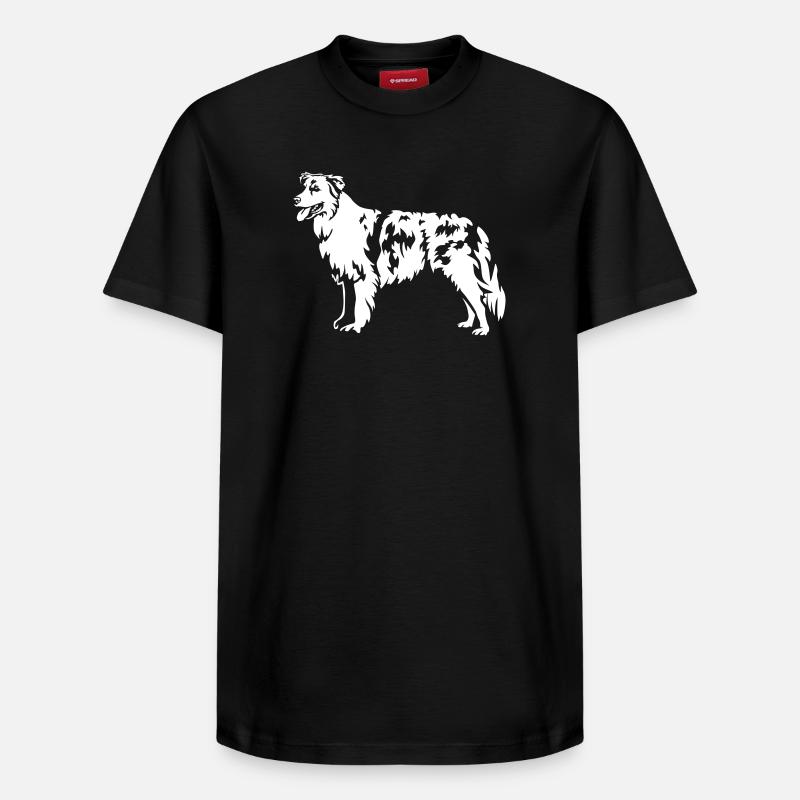 Berger australien « Black Edition » - T-shirt unisexe décontracté en coton Supima – de SPREAD - noir