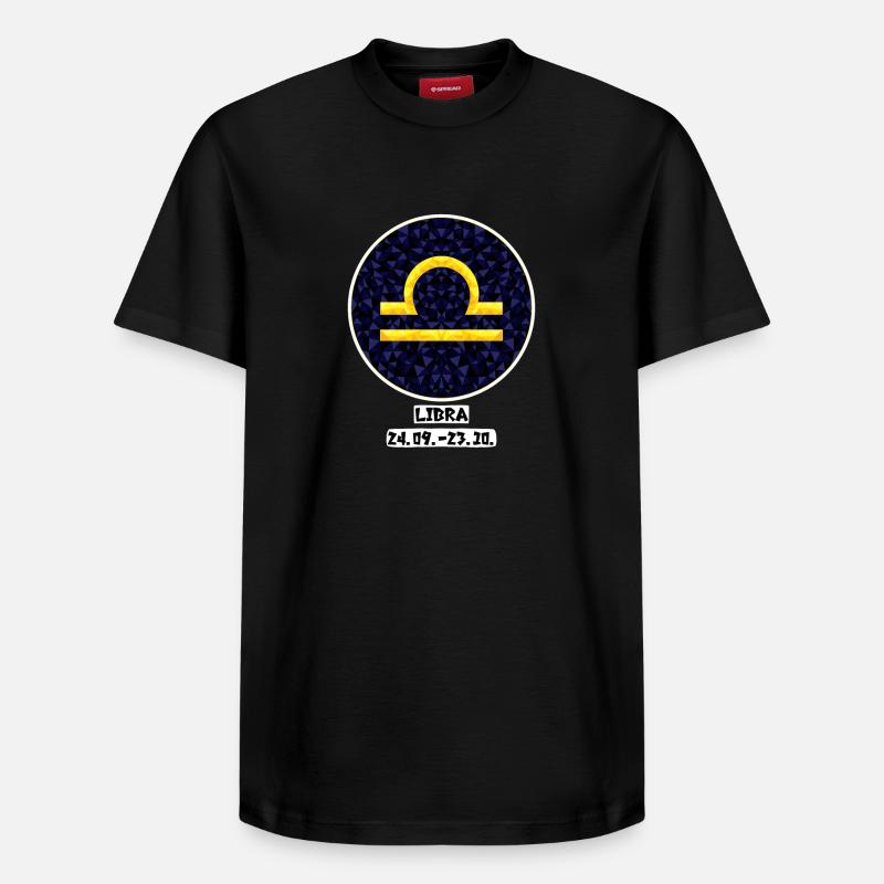 Balance 24.09.-23.10. - T-shirt unisexe décontracté en coton Supima – de SPREAD - noir