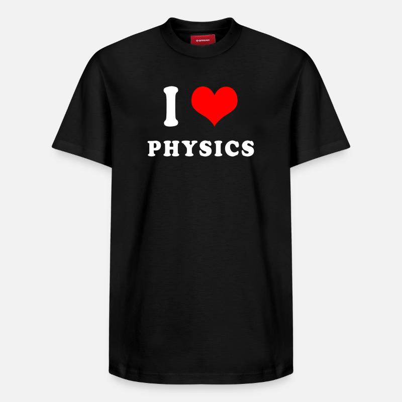 J'adore la physique - T-shirt unisexe décontracté en coton Supima – de SPREAD - noir