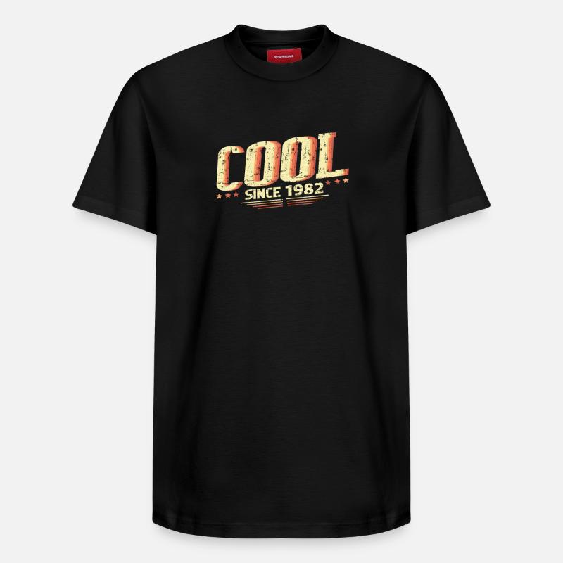 Cool depuis 1982 - T-shirt unisexe décontracté en coton Supima – de SPREAD - noir