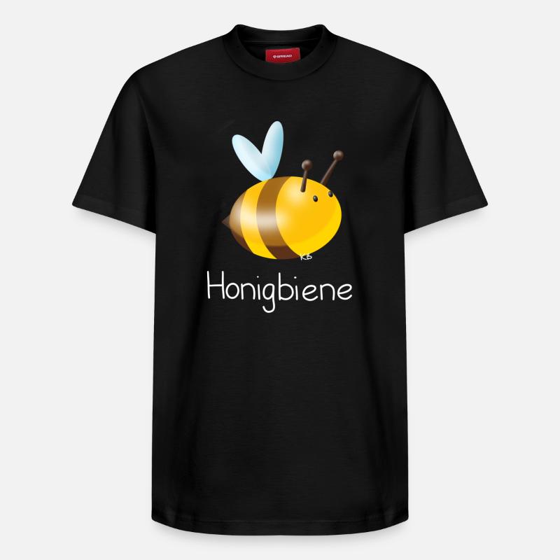Abeille - T-shirt unisexe décontracté en coton Supima – de SPREAD - noir