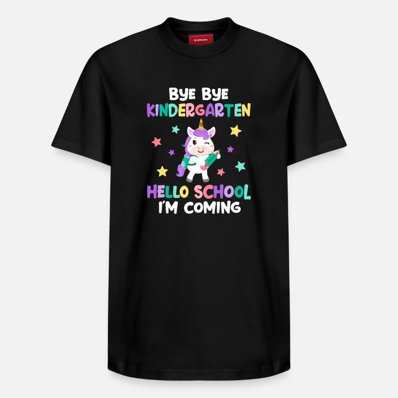 Schule 1. Klasse Einschulung - Relaxed Unisex Supima Cotton T-Shirt – von SPREAD - Schwarz