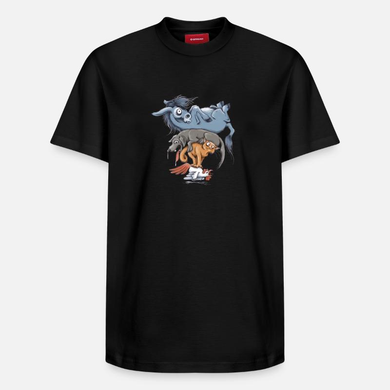 Worth A Try - Relaxed Unisex Supima Cotton T-Shirt – von SPREAD - Schwarz