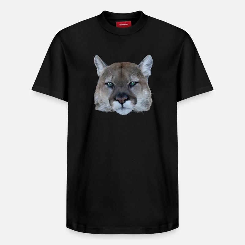 Panthère - T-shirt unisexe décontracté en coton Supima – de SPREAD - noir