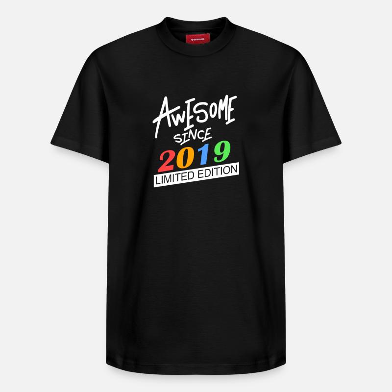 2019 - Promotion 2019 - T-shirt unisexe décontracté en coton Supima – de SPREAD - noir