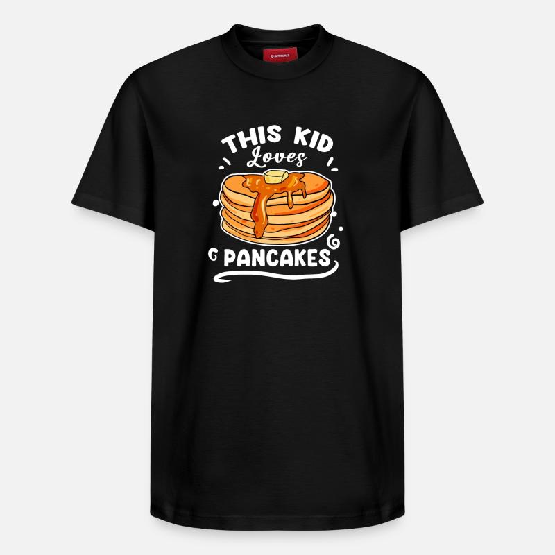 Pancake Love - T-shirt unisexe décontracté en coton Supima – de SPREAD - noir