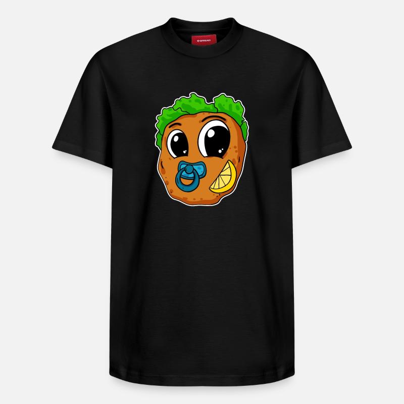 Bébé Schnitzel - T-shirt unisexe décontracté en coton Supima – de SPREAD - noir