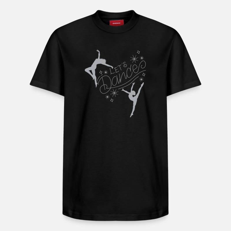 - T-shirt dansant - T-shirt unisexe décontracté en coton Supima – de SPREAD - noir