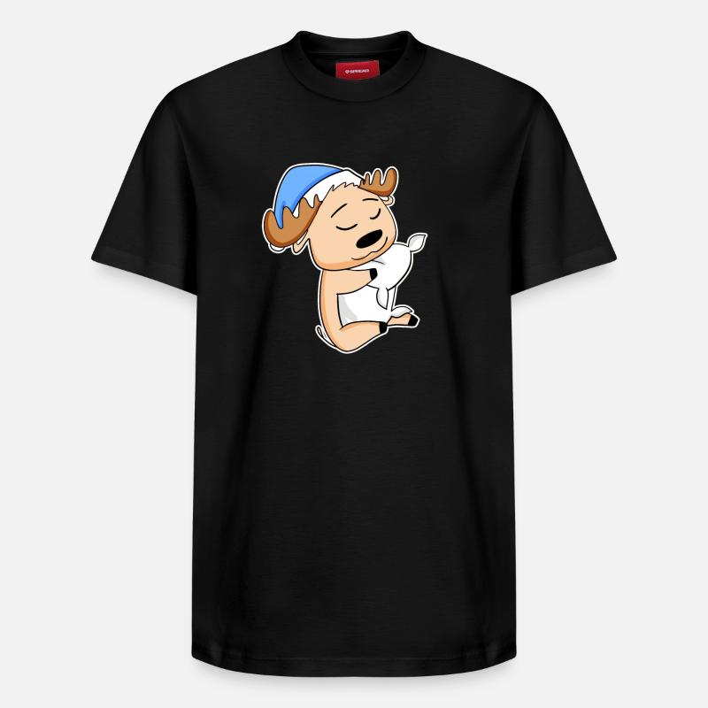 Élan - T-shirt unisexe décontracté en coton Supima – de SPREAD - noir