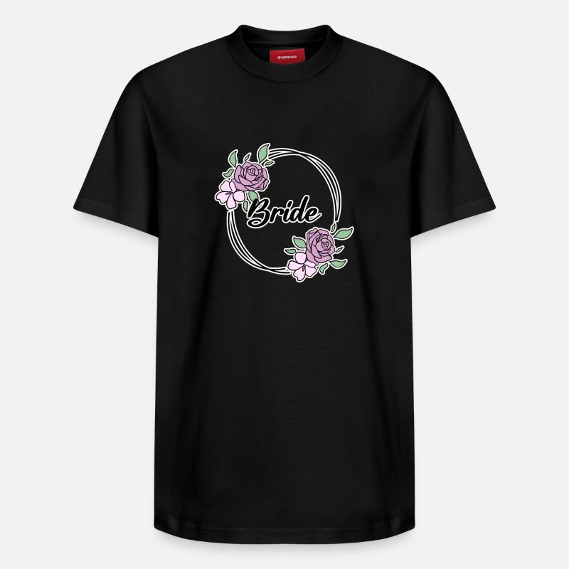 Mariée - T-shirt unisexe décontracté en coton Supima – de SPREAD - noir