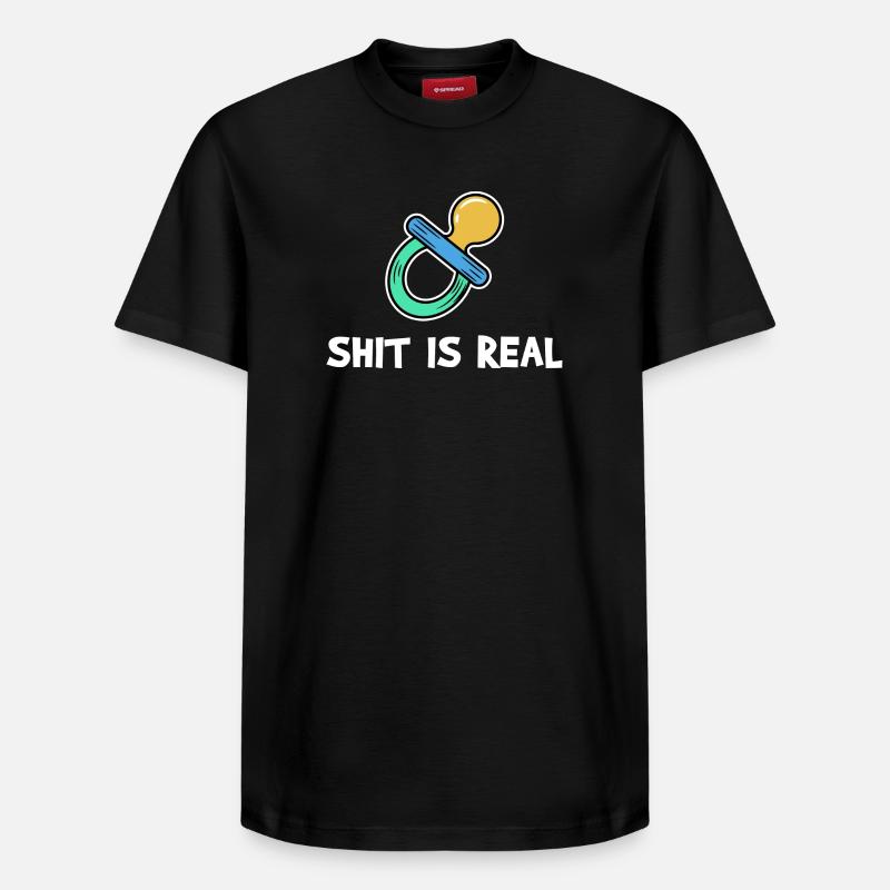 Bébé Socette Parentalité Enceinte Enceinte - T-shirt unisexe décontracté en coton Supima – de SPREAD - noir