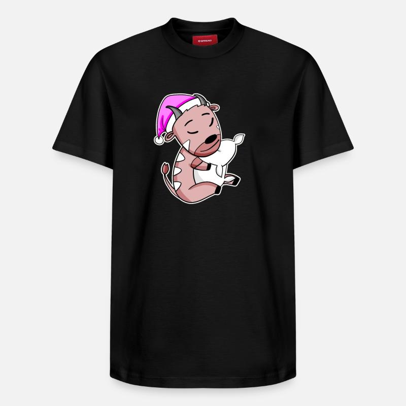 Antilope - T-shirt unisexe décontracté en coton Supima – de SPREAD - noir