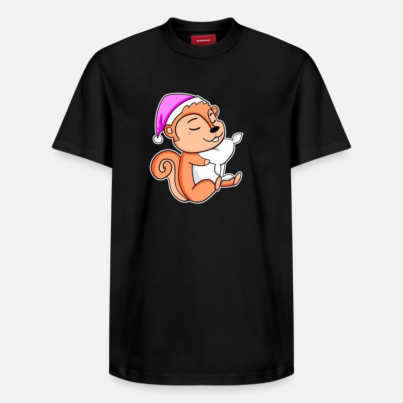 Squirrel - Relaxed Unisex Supima Cotton T-Shirt – by SPREAD - black