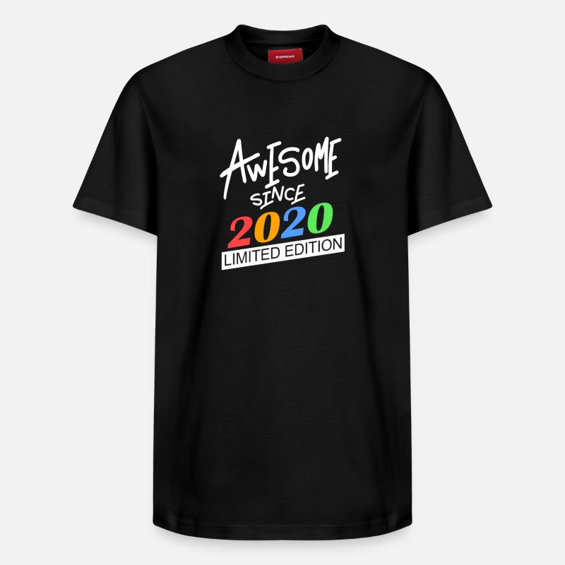 2020 - Promotion 2020 - T-shirt unisexe décontracté en coton Supima – de SPREAD - noir