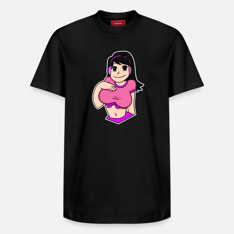 Anime - T-shirt unisexe décontracté en coton Supima – de SPREAD - noir