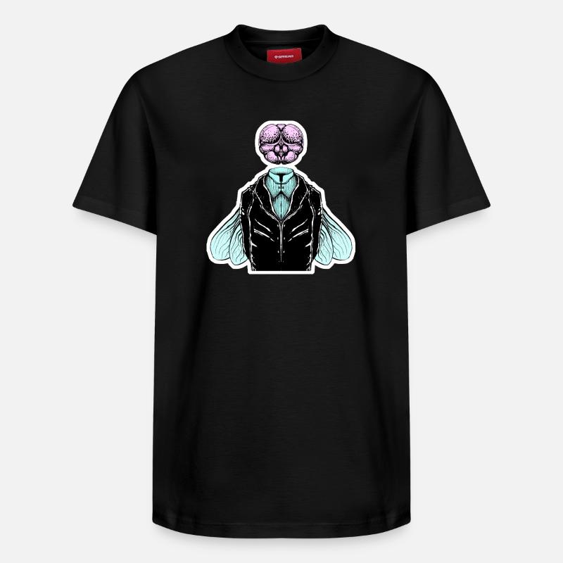 Smoking-Fliege - Relaxed Unisex Supima Cotton T-Shirt – von SPREAD - Schwarz