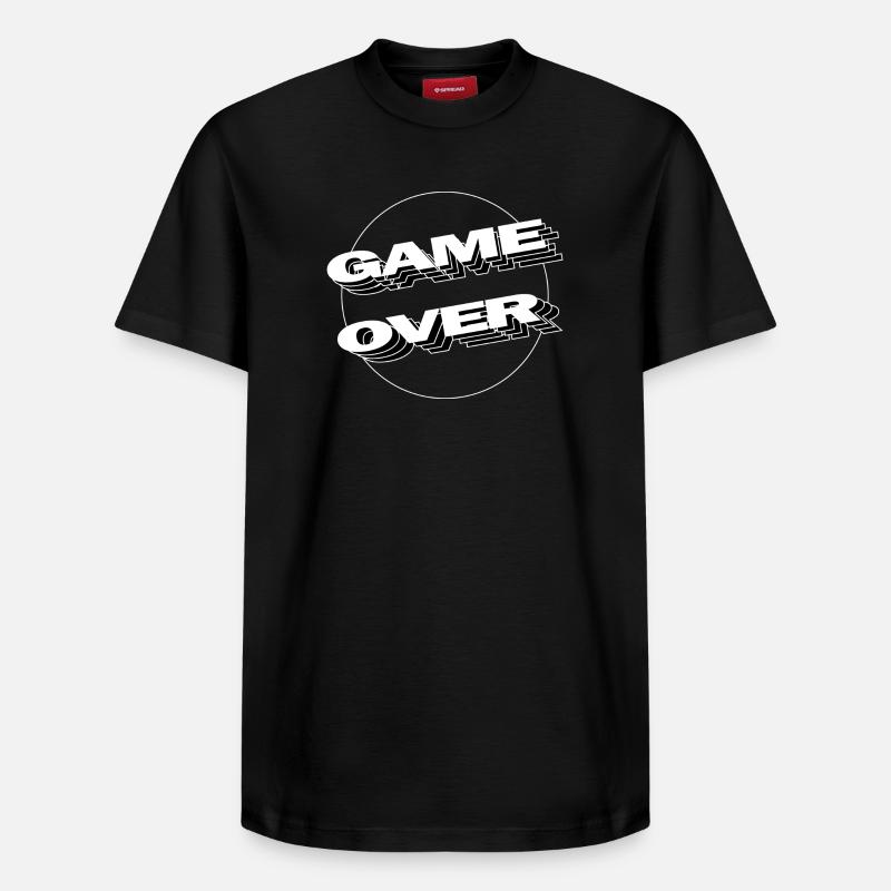 FIN DU JEU - T-shirt unisexe décontracté en coton Supima – de SPREAD - noir